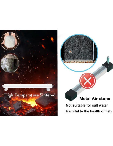 Acuario de Peces Carefree QT 300WB 30x4 cm Tira de Aire