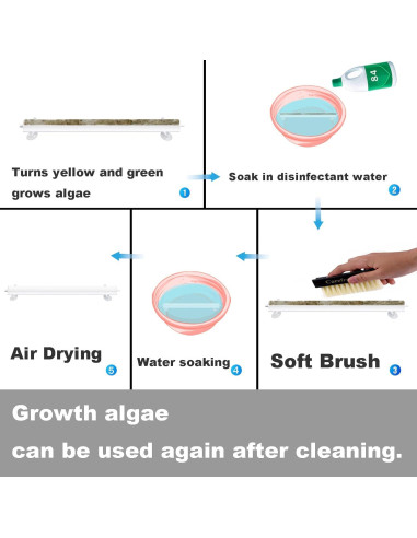 Acuario de Peces Carefree QT 300WB 30x4 cm Tira de Aire