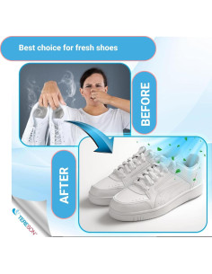 Polvo Desodorante para Zapatos Tereson - 10 Sachets de 60 Días 2