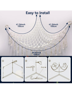 Hamaca de Red para Juguetes de Peluche VIVCIN 1.20 kg 2