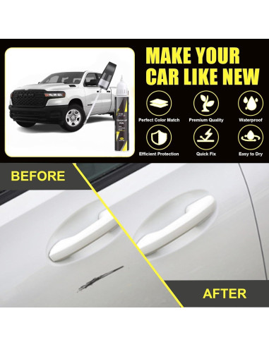 Pintura de Toque XNA Blanco Brillante PW7/GW7 para Dodge Ram