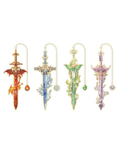 4 Marcadores de Libros de Espada VYRANA - Accesorios de Lectura