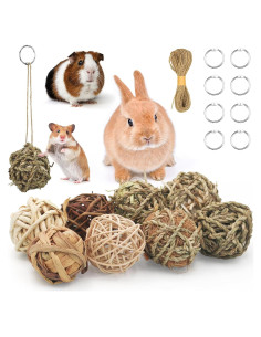 Bolas de Hierba para Masticar Bac-kitchen 6.1 cm - 17 Pcs