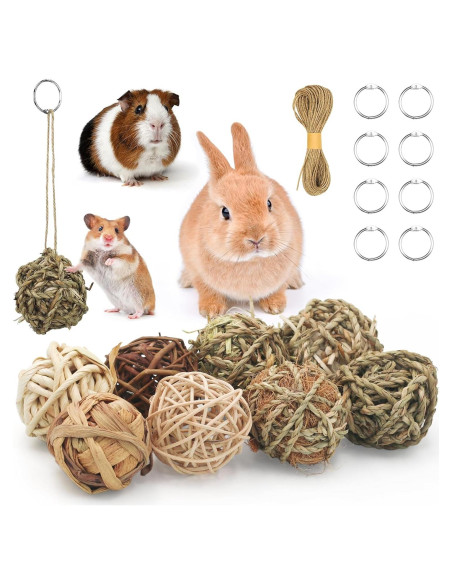 Bolas de Hierba para Masticar Bac-kitchen 6.1 cm - 17 Pcs