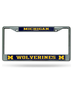 Marco de Placa de Licencia Cromo Rico Industries Michigan 15.24x31.12cm