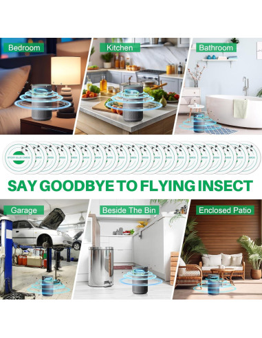 20 Almohadillas de Pegamento Qualirey para Trampa STEM 10 cm