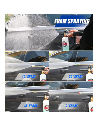 Kit Pistola Lavadora a Presión Lamudo HPF-G1000 con Caño Espuma