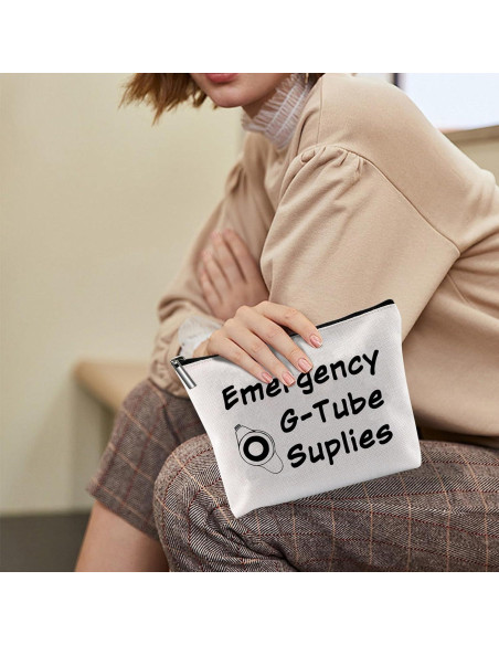 Bolsa Cosmética G Tube Lona 23x18 cm Ecológica y Práctica