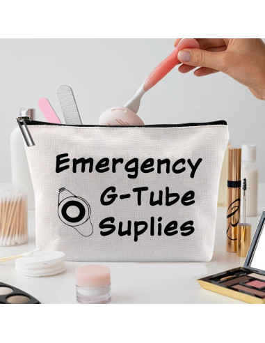 Bolsa Cosmética G Tube Lona 23x18 cm Ecológica y Práctica