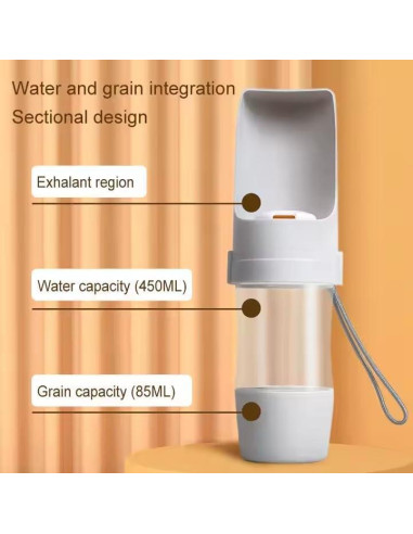 Botella de Agua para Perros Pequeños - Verde, Portátil y Ligera