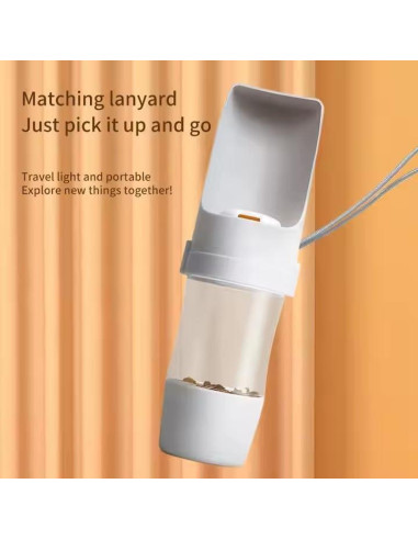 Botella de Agua para Perros Pequeños - Verde, Portátil y Ligera