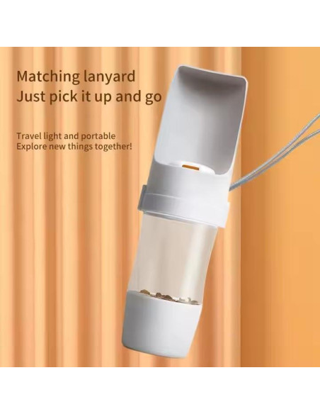 Botella de Agua para Perros Pequeños - Verde, Portátil y Ligera