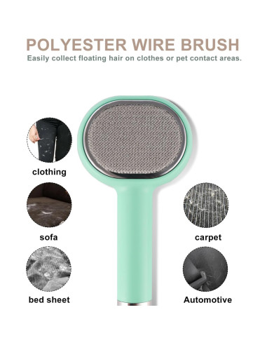 Cepillo de Aseo para Gatos Shnlie 3 en 1 Blanco - Autolimpiante