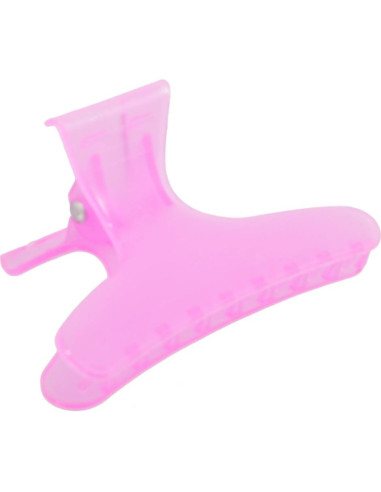 12 Clips de Plástico Mariposa Qfauto para Cabello 8cm Multicolor