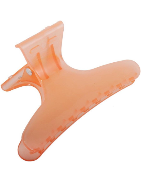 12 Clips de Plástico Mariposa Qfauto para Cabello 8cm Multicolor