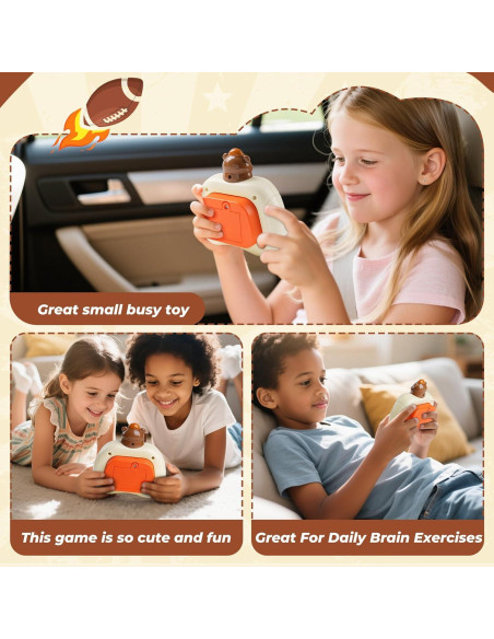 Juego de Empujar Pop Oso Marrón QBvuj Antiestrés 3+ Años