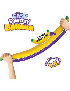 Juguete Antiestrés ORB Easy Sqweezy Banana Gigante 1.83m 2