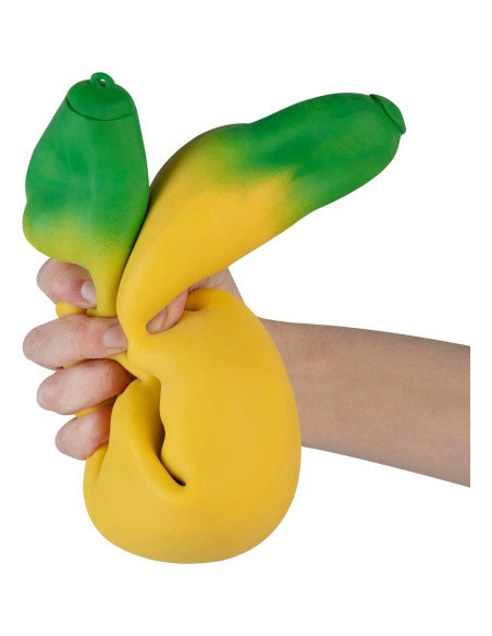 Juguete Antiestrés ORB Easy Sqweezy Banana Gigante 1.83m