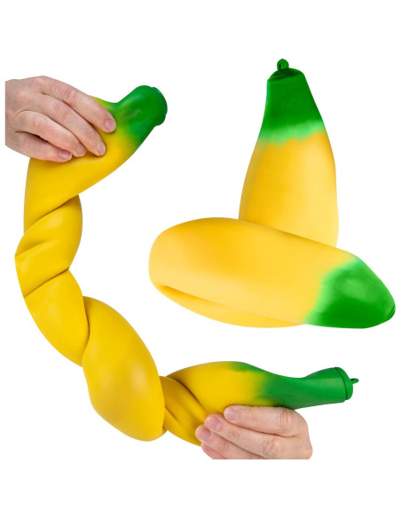 Juguete Antiestrés ORB Easy Sqweezy Banana Gigante 1.83m