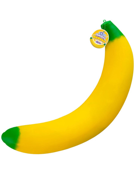 Juguete Antiestrés ORB Easy Sqweezy Banana Gigante 1.83m