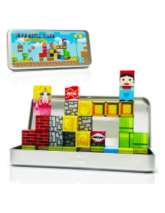 Bloques Magnéticos para Niños 35PCS - Viaje y Aprendizaje STEM