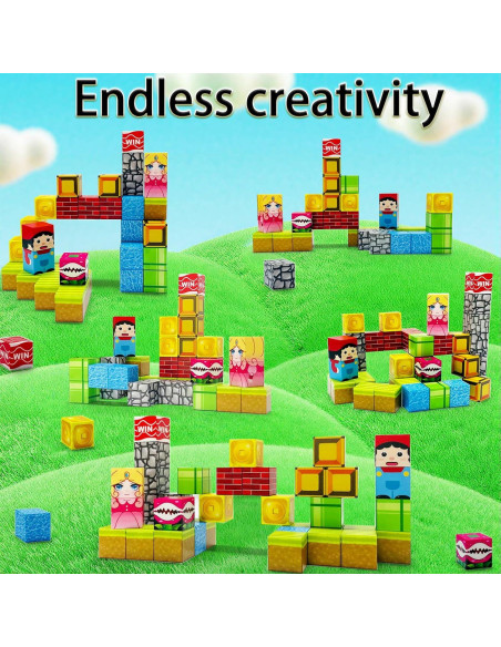 Bloques Magnéticos para Niños 35PCS - Viaje y Aprendizaje STEM