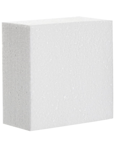 Bloques de Espuma Juvale para Manualidades y Arreglos Florales - 20 Piezas, 10.16x10.16x5.08 cm, Blanco
