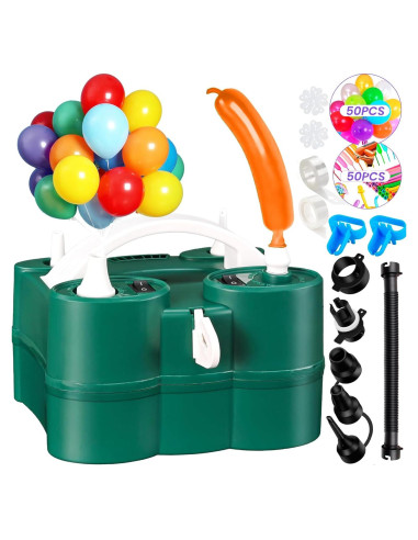 Bomba de Aire Eléctrica 3-en-1 Hoolicute para Inflables y Globos