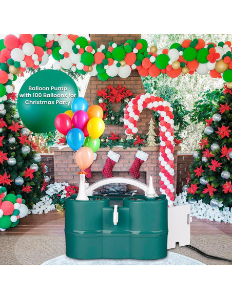 Bomba de Aire Eléctrica 3-en-1 Hoolicute para Inflables y Globos