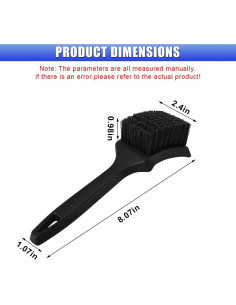 Cepillo para Ruedas de Auto GAOLAOSY 20.5x6.1cm Negro 2