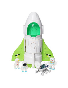 Juguete Nave Espacial Jomifin Verde con Luces y Sonido