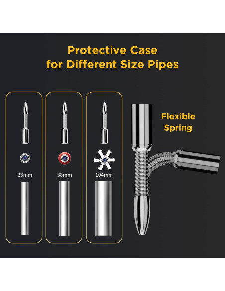 Cámara de Alcantarillado OKK 30m con Pantalla 7" HD y DVR