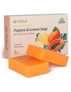 Jabón Natural Exfoliante de Papaya y Limón PALFICAB 198g