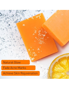 Jabón Natural Exfoliante de Papaya y Limón PALFICAB 198g 2