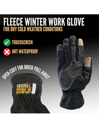 Guantes de Trabajo Cestus 6005 Aislados Táctiles Medianos