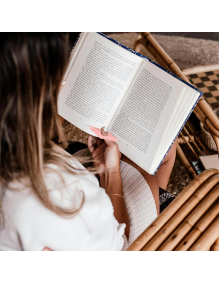 Soporte de Página para Dedos Kartterfly 2Pack Rosa y Verde Oliva