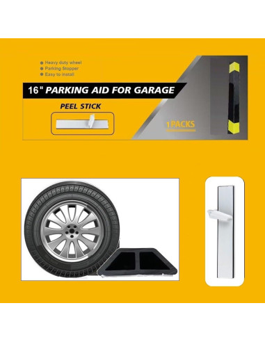 Tope de Estacionamiento Genérico 40 cm Alta Resistencia