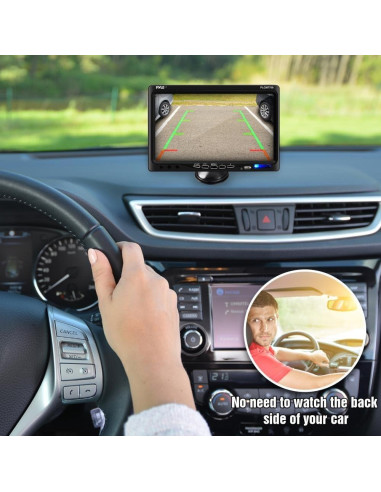 Sistema de Cámara de Respaldo Pyle PLCM7700 - Pantalla 7"