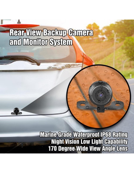 Sistema de Cámara de Respaldo Pyle PLCM7700 - Pantalla 7"