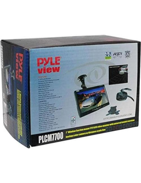 Sistema de Cámara de Respaldo Pyle PLCM7700 - Pantalla 7"