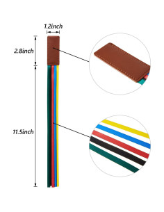 Marcadores de Cinta de Biblia Outus - 3 Piezas Coloridas 2