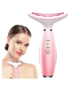 Masajeador Facial Galvánico TLINNA con Luz Roja y Calor