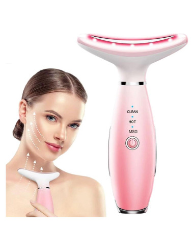 Masajeador Facial Galvánico TLINNA con Luz Roja y Calor