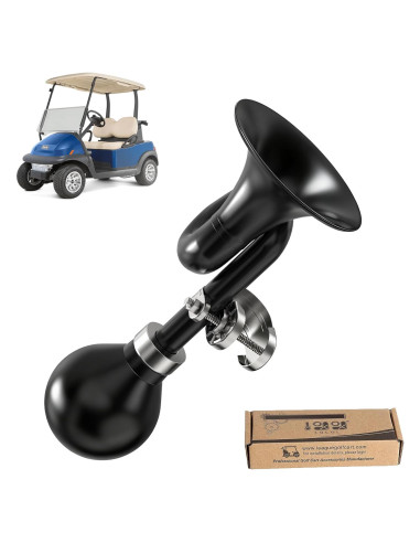 Claxon Retro 10L0L para Carrito de Golf y Bicicleta - Negro