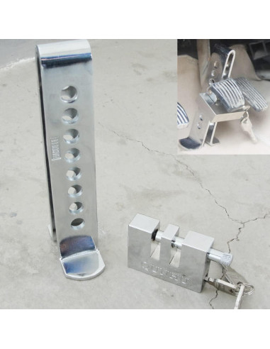 Bloqueo de Freno de Coche WJSKDQ Antirrobo Acero Inoxidable