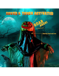 Decoración Halloween Animatrónica AW Jack-O-Lantern 1.68m 2