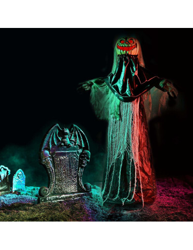 Decoración Halloween Animatrónica AW Jack-O-Lantern 1.68m