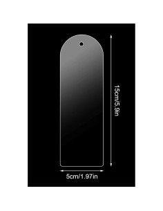 Marcadores de Página Acrílico Claro Penta Angel 20 Pcs DIY 2