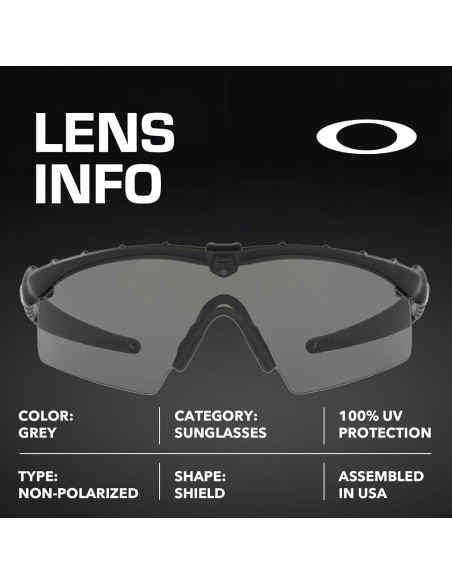 Gafas de Sol Oakley SI Ballistic M Frame 2.0 Strik Negro Mate