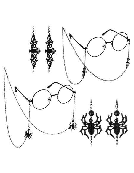 Cadena de Gafas Gótica DS. DISTINCTIVE STYLE 2 Pzs Halloween